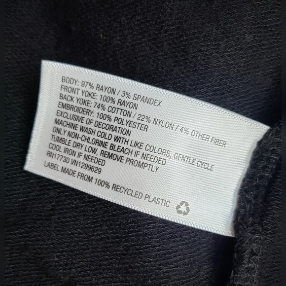 Knox Rose Black Embroidered Sleeveless Lace Back Boho Blouse Size XS - Picture 4 of 8